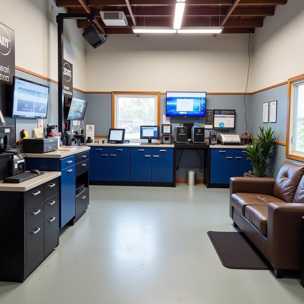 Modern Auto Service Shop Interior in Paso Robles