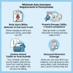 Pennsylvania Minimum Auto Insurance Requirements