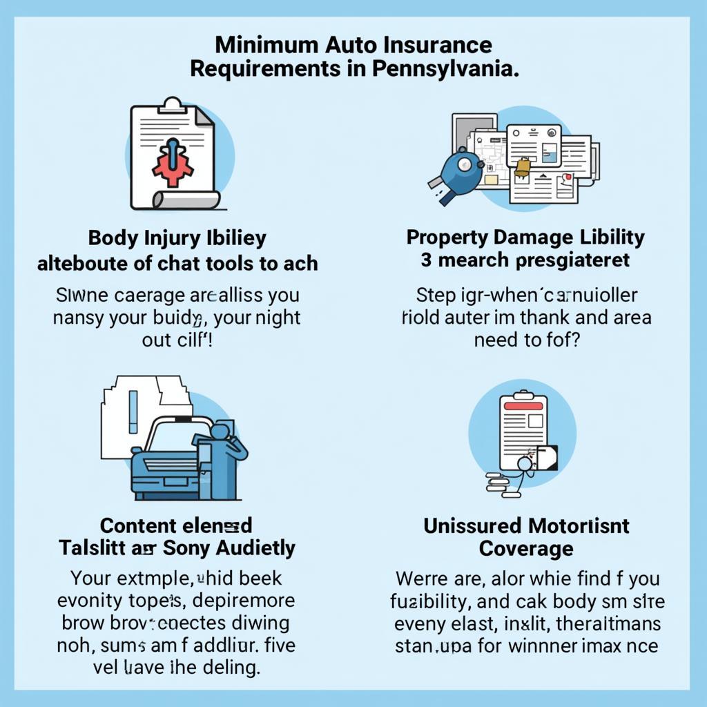 Pennsylvania Minimum Auto Insurance Requirements