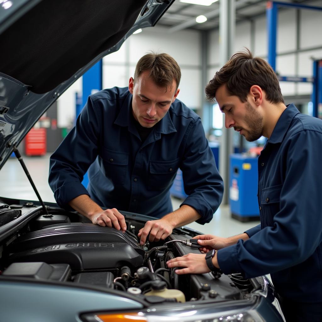 Phoenix Mechanic Performing Engine Service