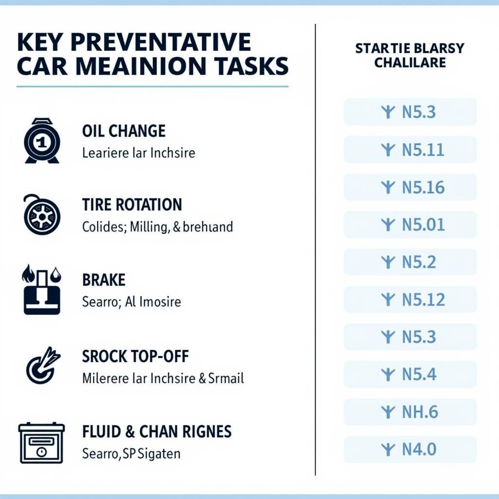 Preventative Car Maintenance Checklist