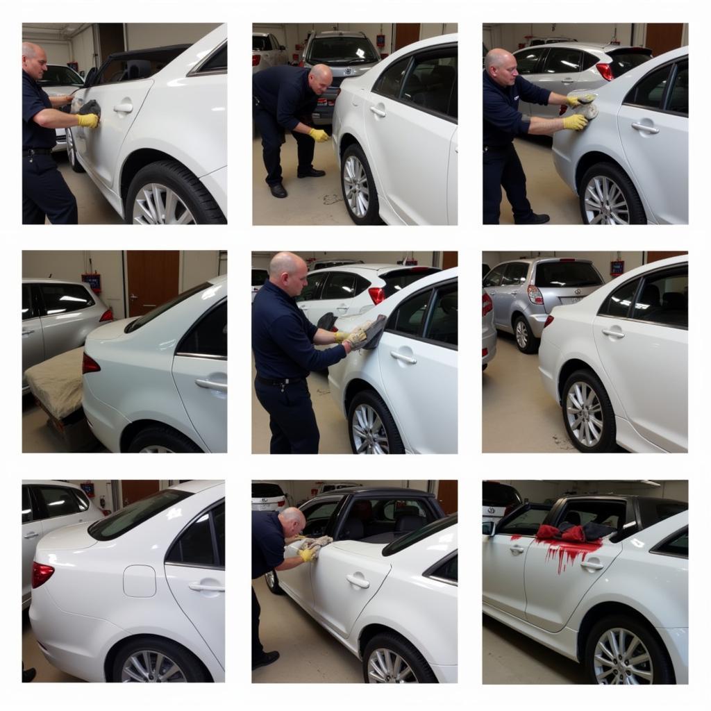 Professional Auto Paint Touch Up Process