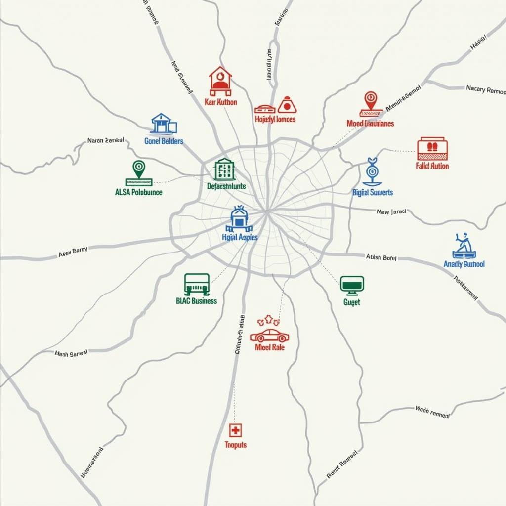 Pune Accommodation Options Map