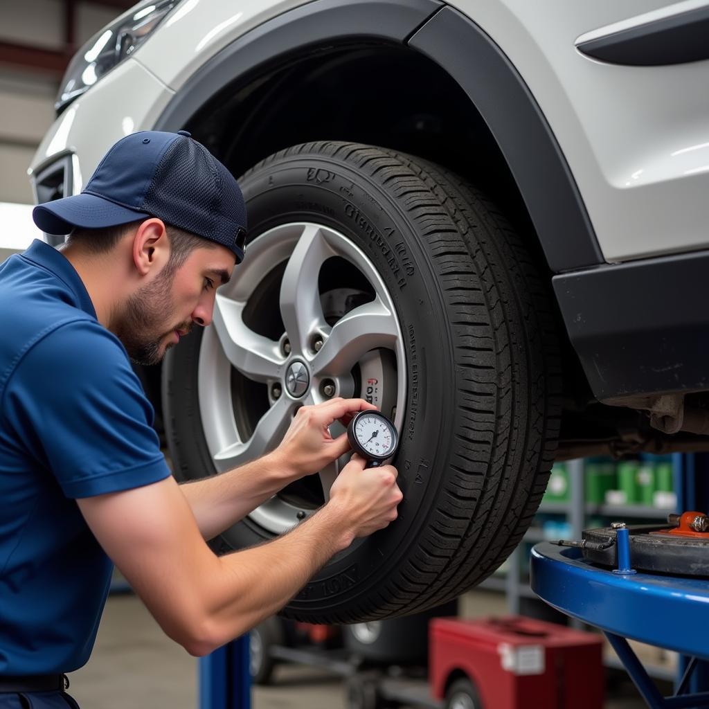 Essential maintenance checks during a quick auto service