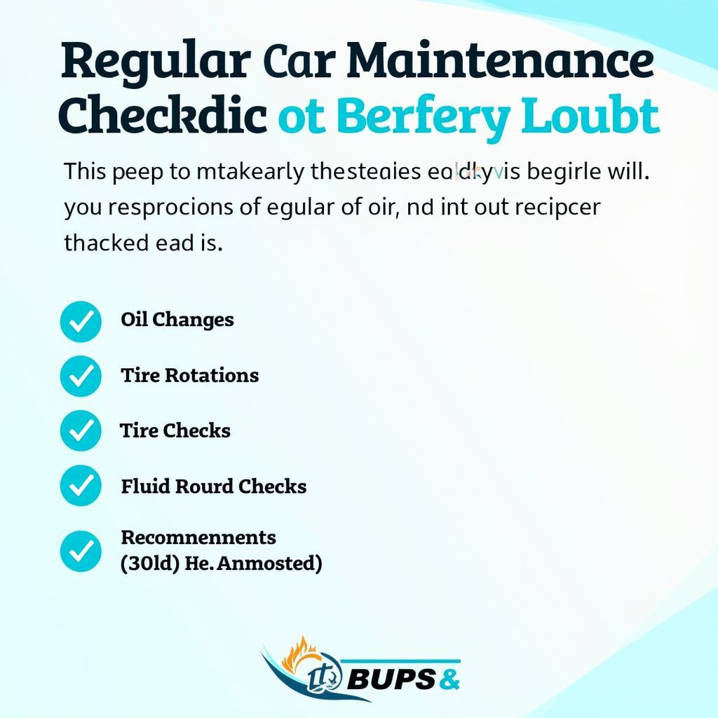 Regular car maintenance checklist items for optimal vehicle performance