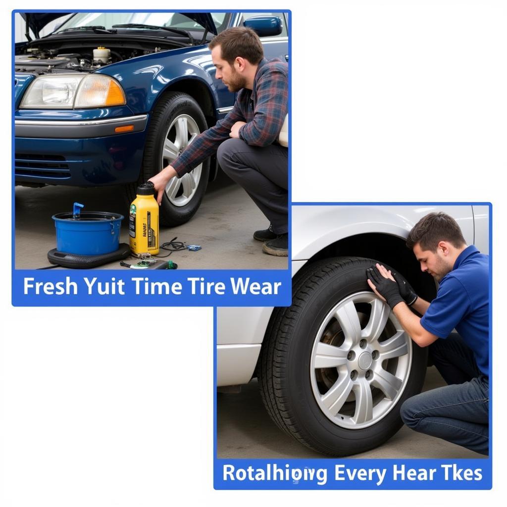 Regular Car Maintenance - Oil Change and Tire Rotation