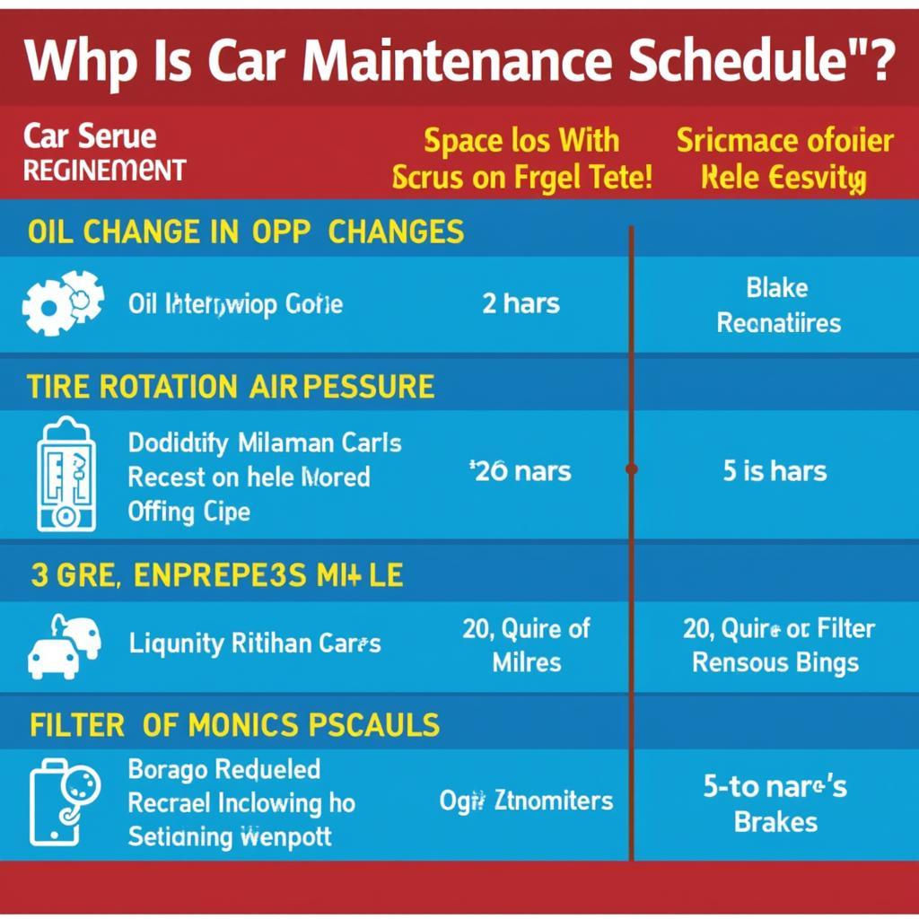 Regular Car Maintenance Schedule