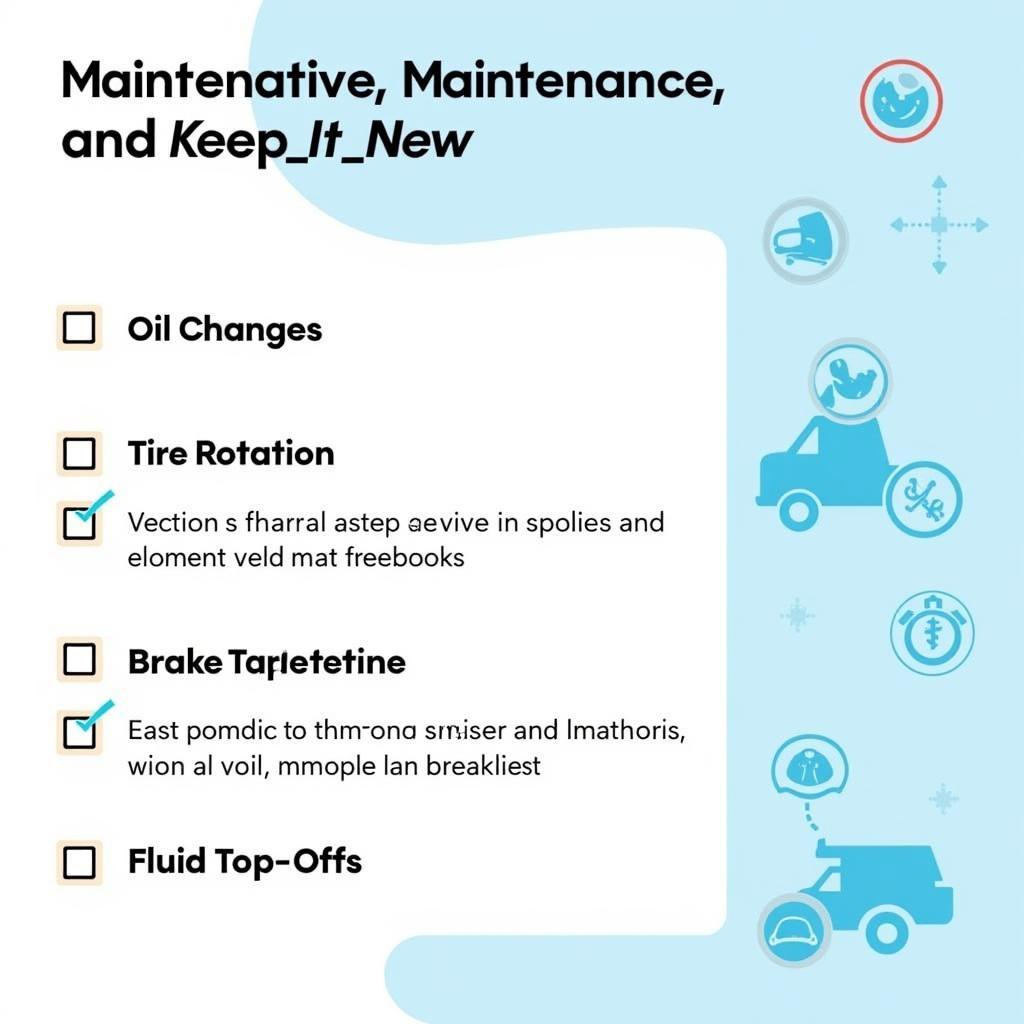 Regular Car Maintenance Checklist