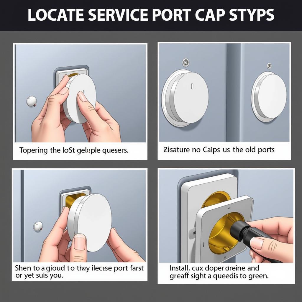 Steps to Replace Auto A/C Service Port Caps