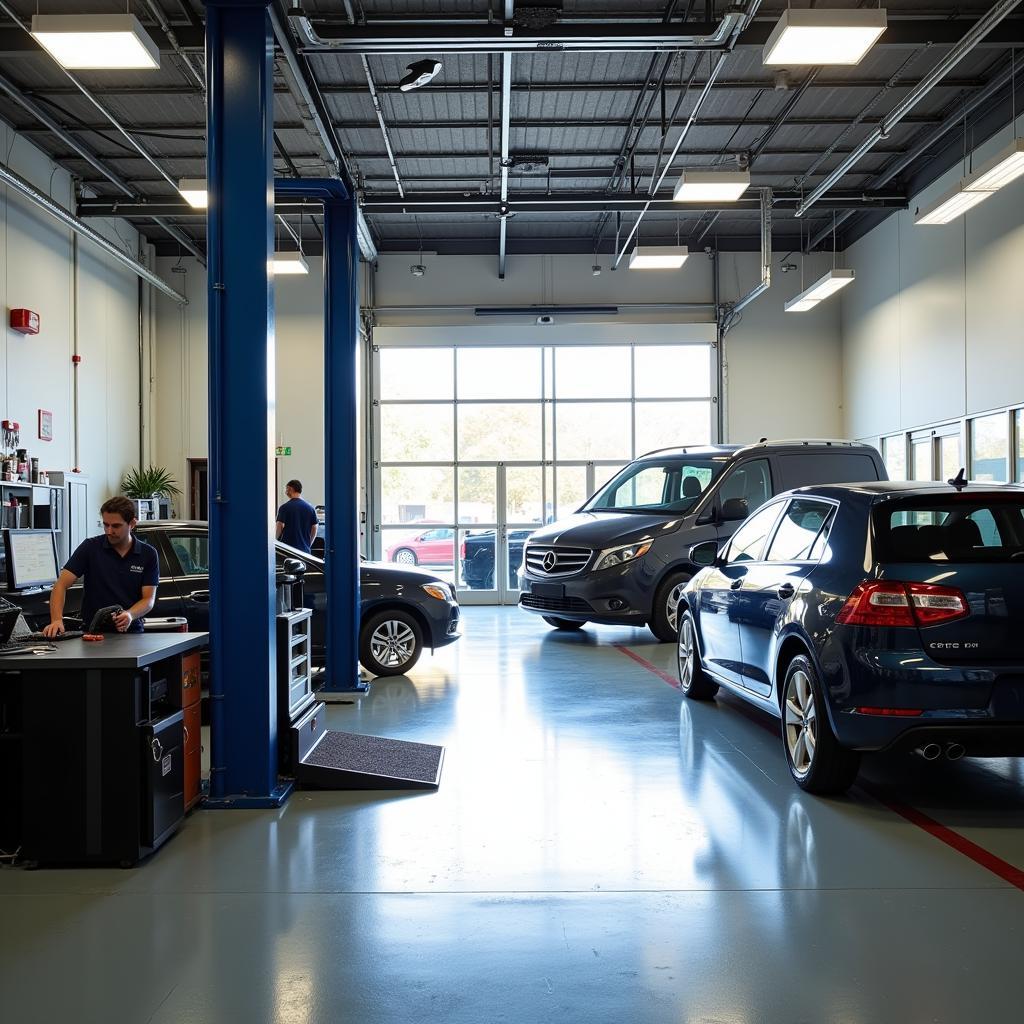 Reynoldsburg Auto Service Shop Interior