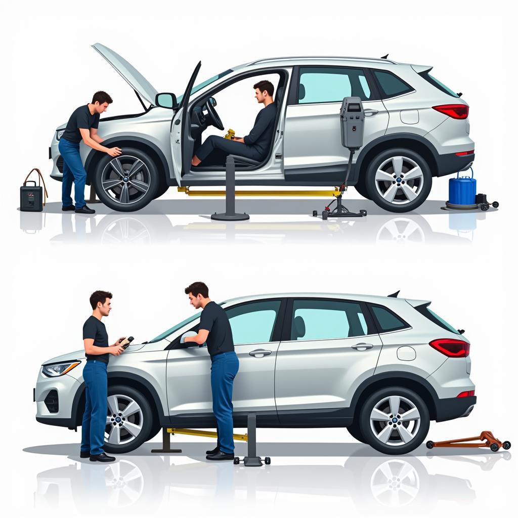 Routine Car Maintenance: Oil Change and Tire Rotation