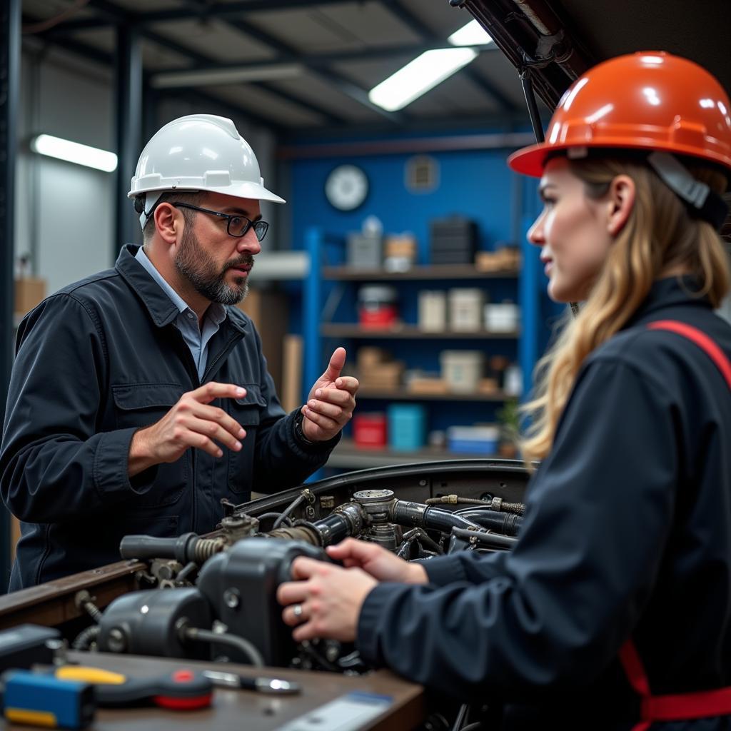 Royalty Auto Service YouTube Expert Demonstrating Repair Procedure