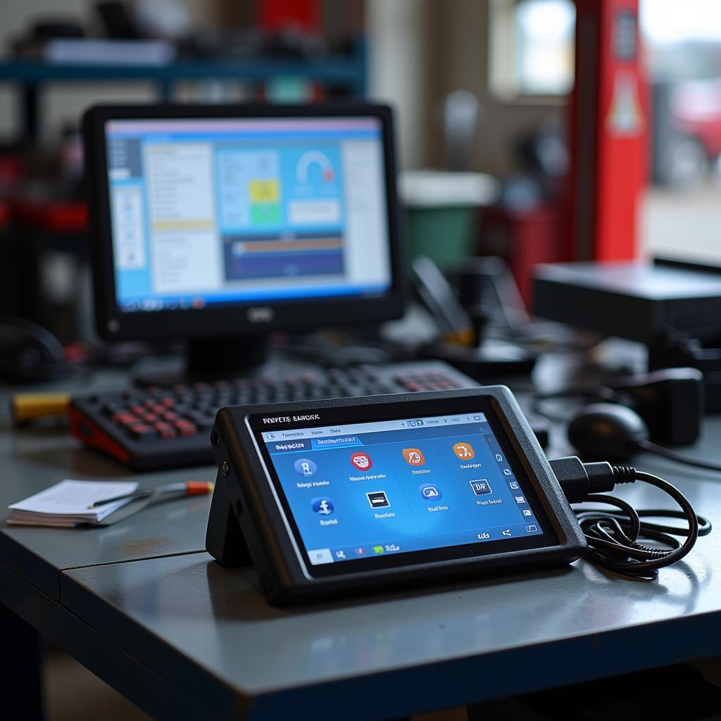 Modern diagnostic equipment used at Rudy's Auto Service