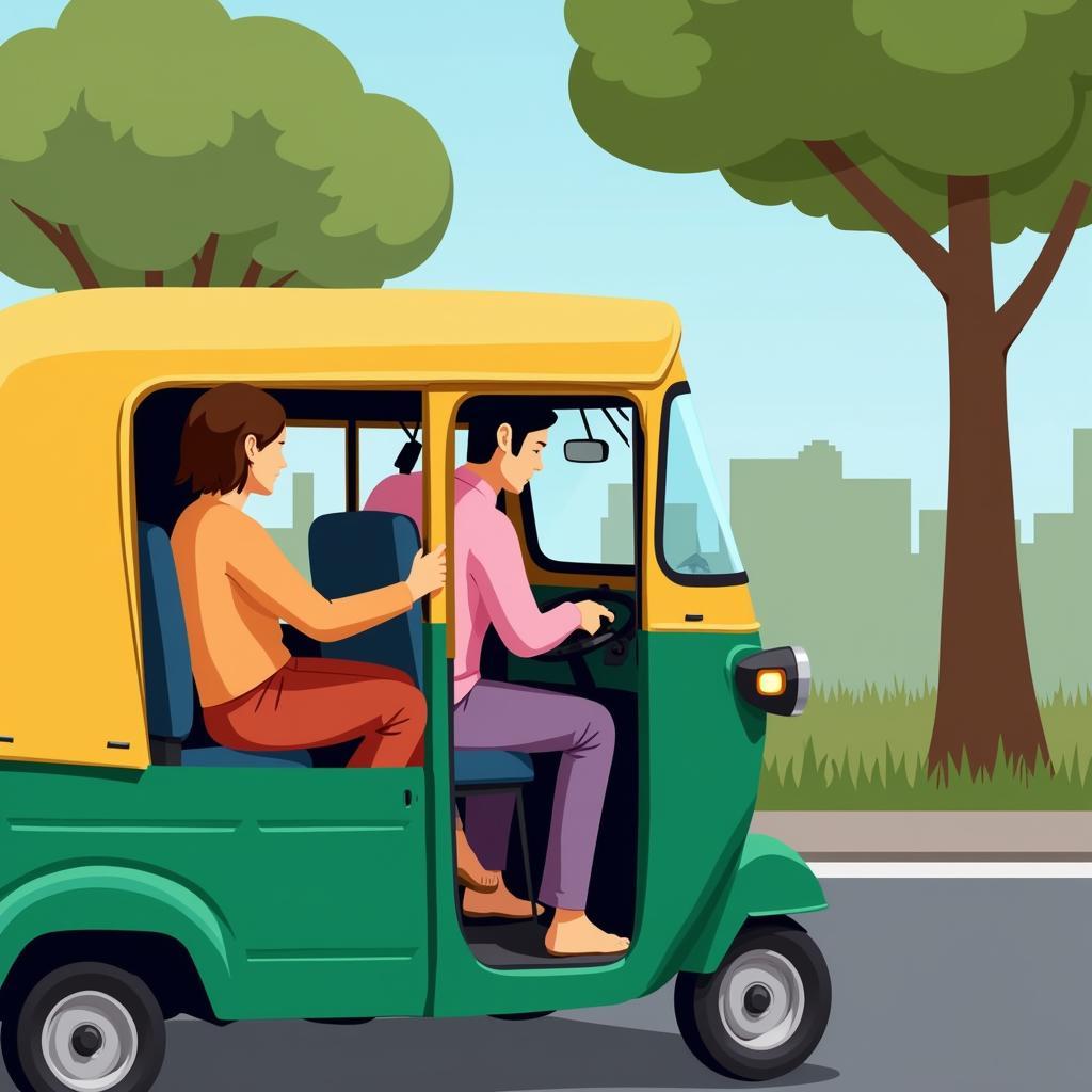 Safe Auto Rickshaw Ride in Delhi