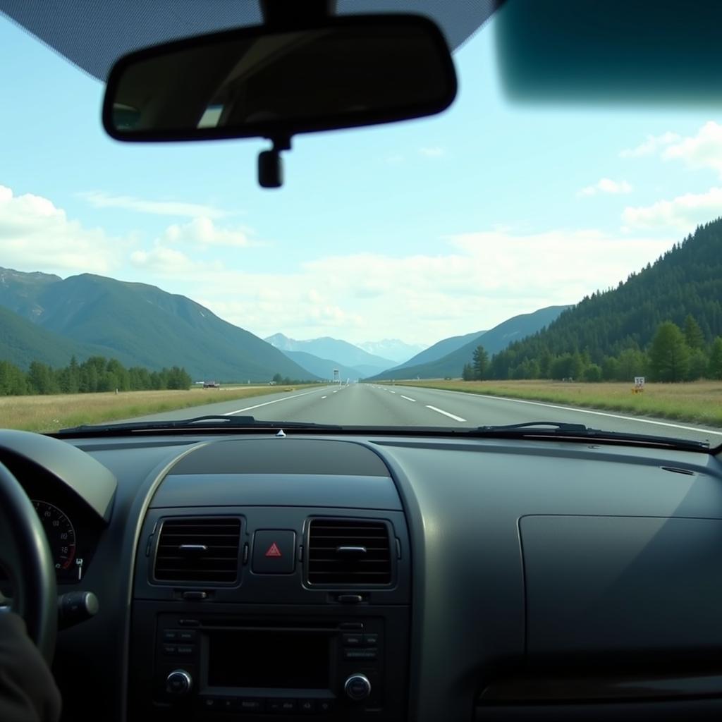 Safe Driving with Clear Windshield