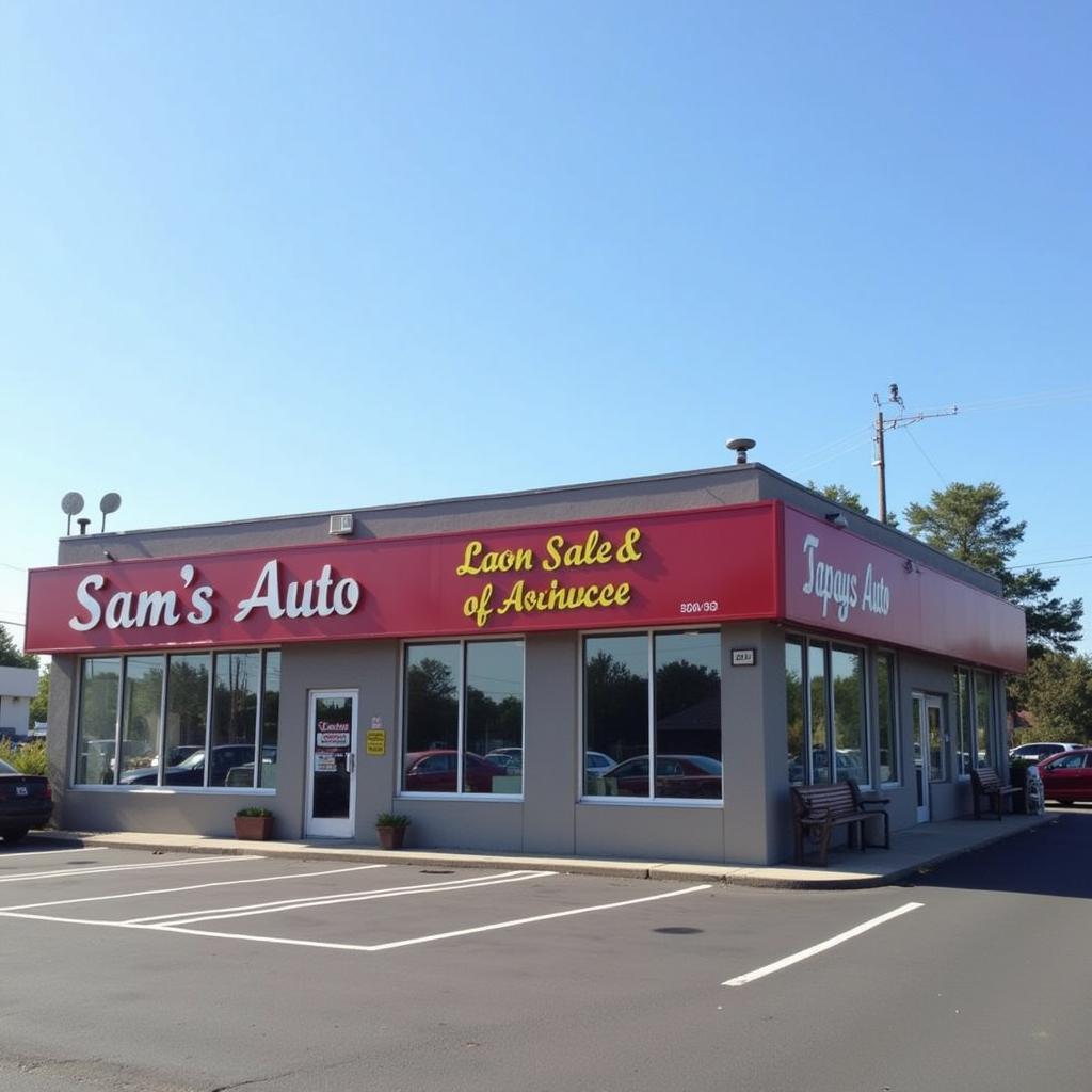 Sam's Auto Sales and Service Building Exterior