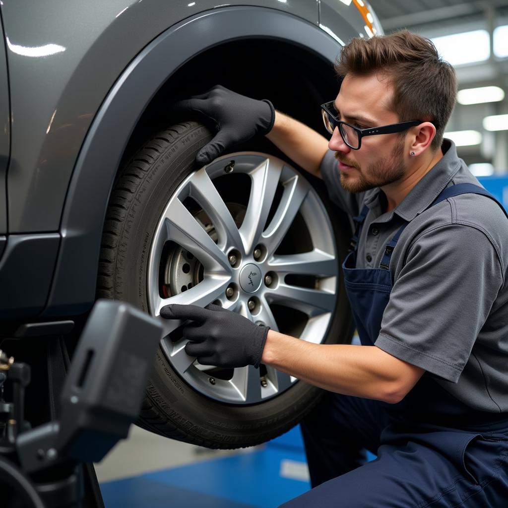 Tire Installation at Sam's Club