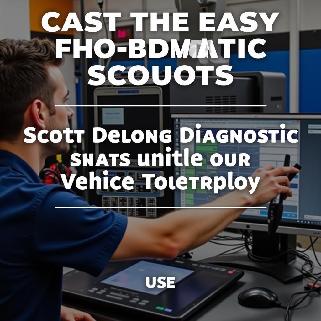 State-of-the-art diagnostic equipment at Scott Delong's Auto Service