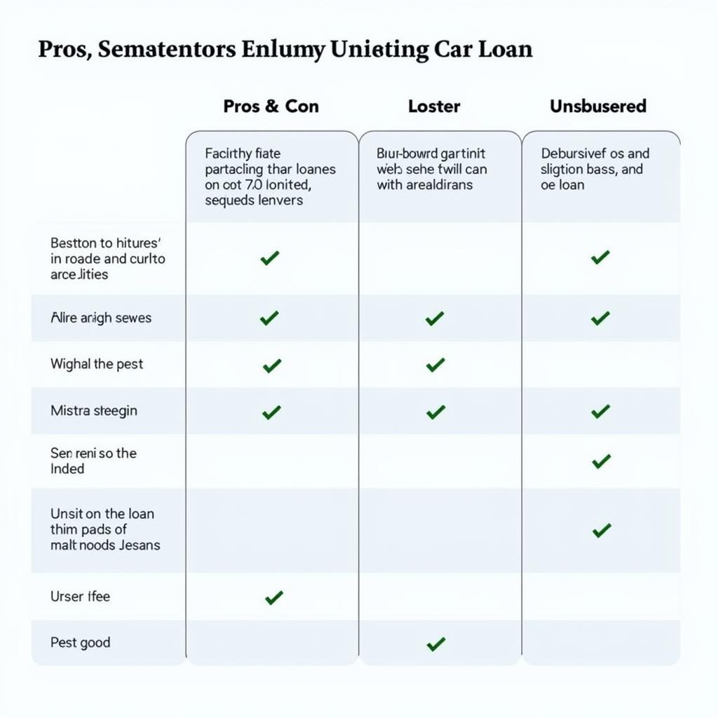 Comparing Secured and Unsecured Car Loans