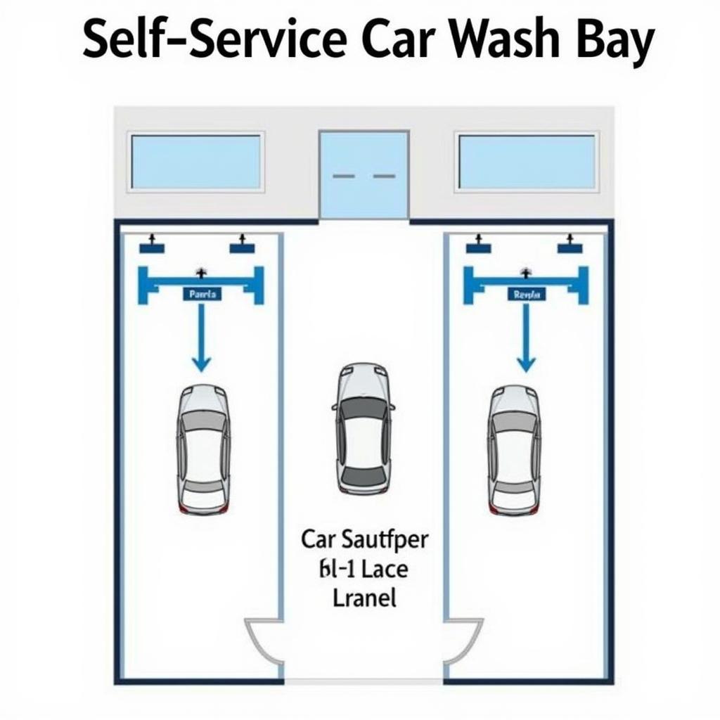 Optimized Self-Service Car Wash Bay Layout