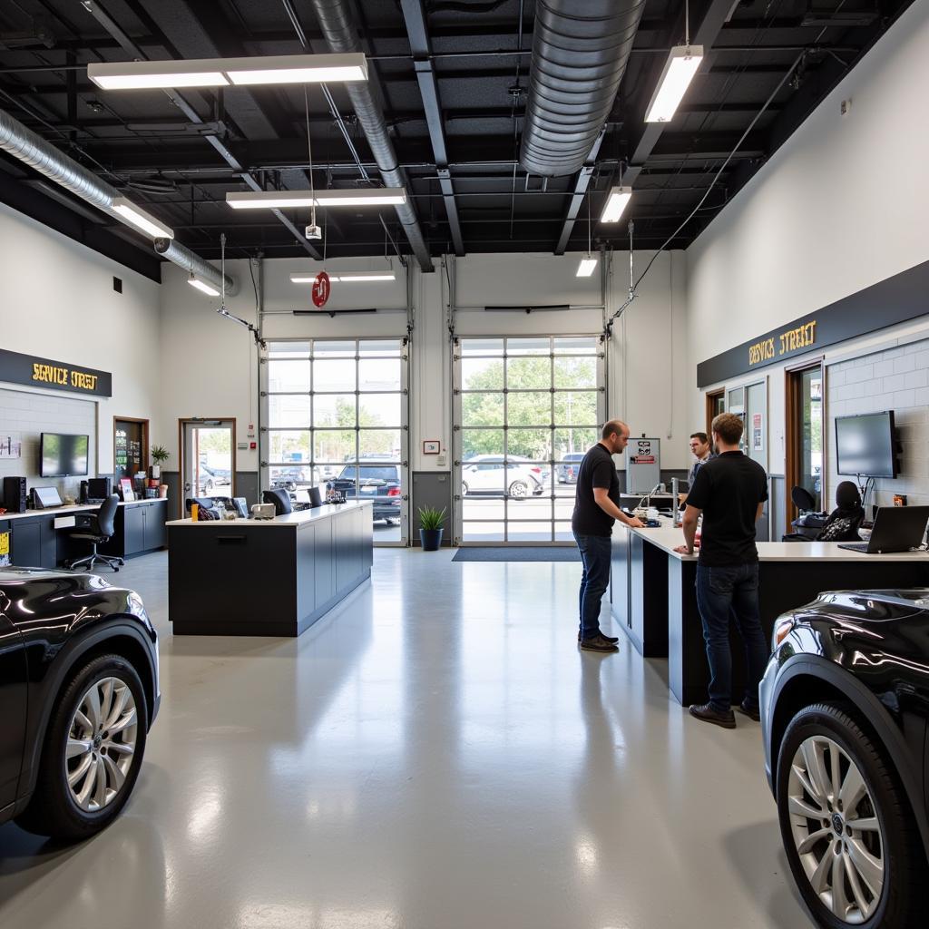 Service Street Auto Repair Knoxville Shop Interior