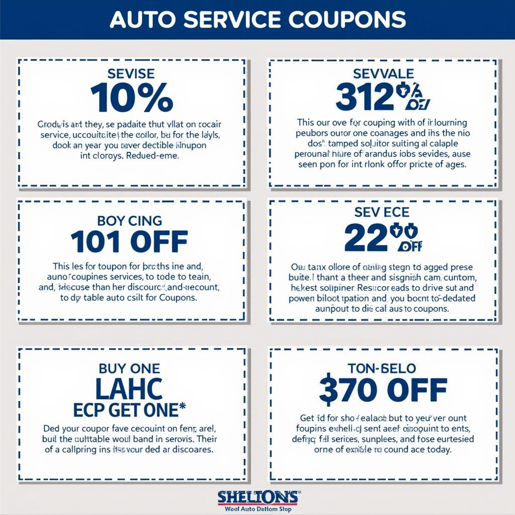 Types of Auto Service Coupons in Shelton