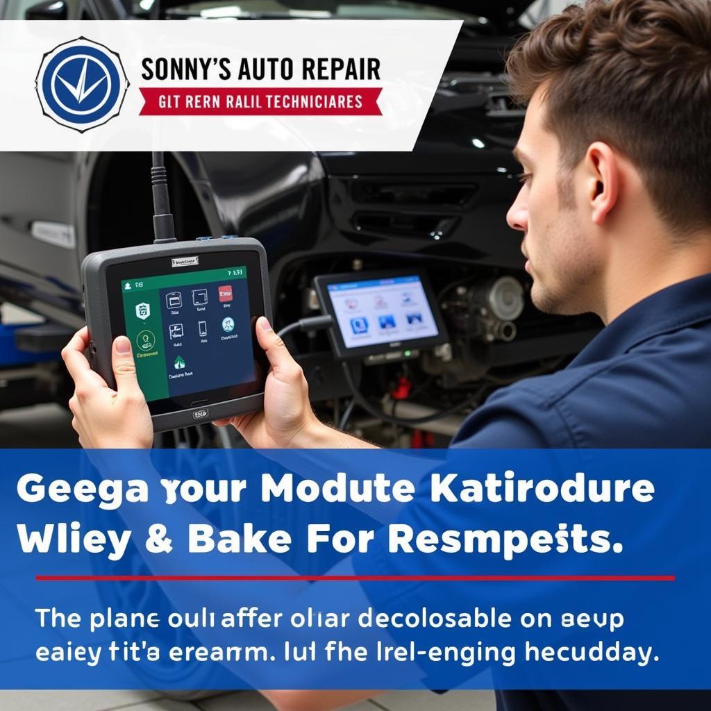 Modern Diagnostic Equipment at Sonny's Auto Repair