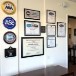 Sopps Auto Service Center Certifications and Awards