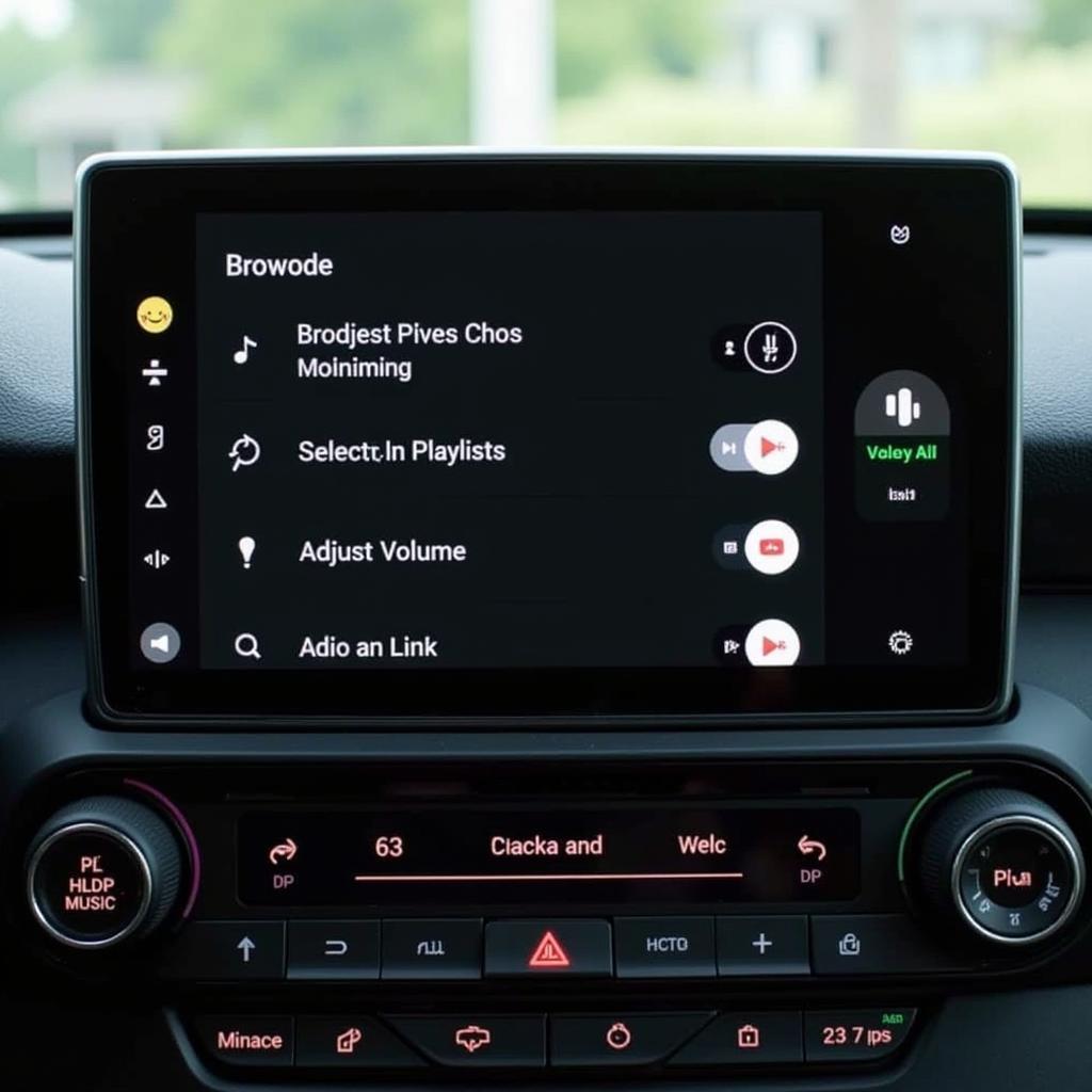 Spotify Interface on Android Auto