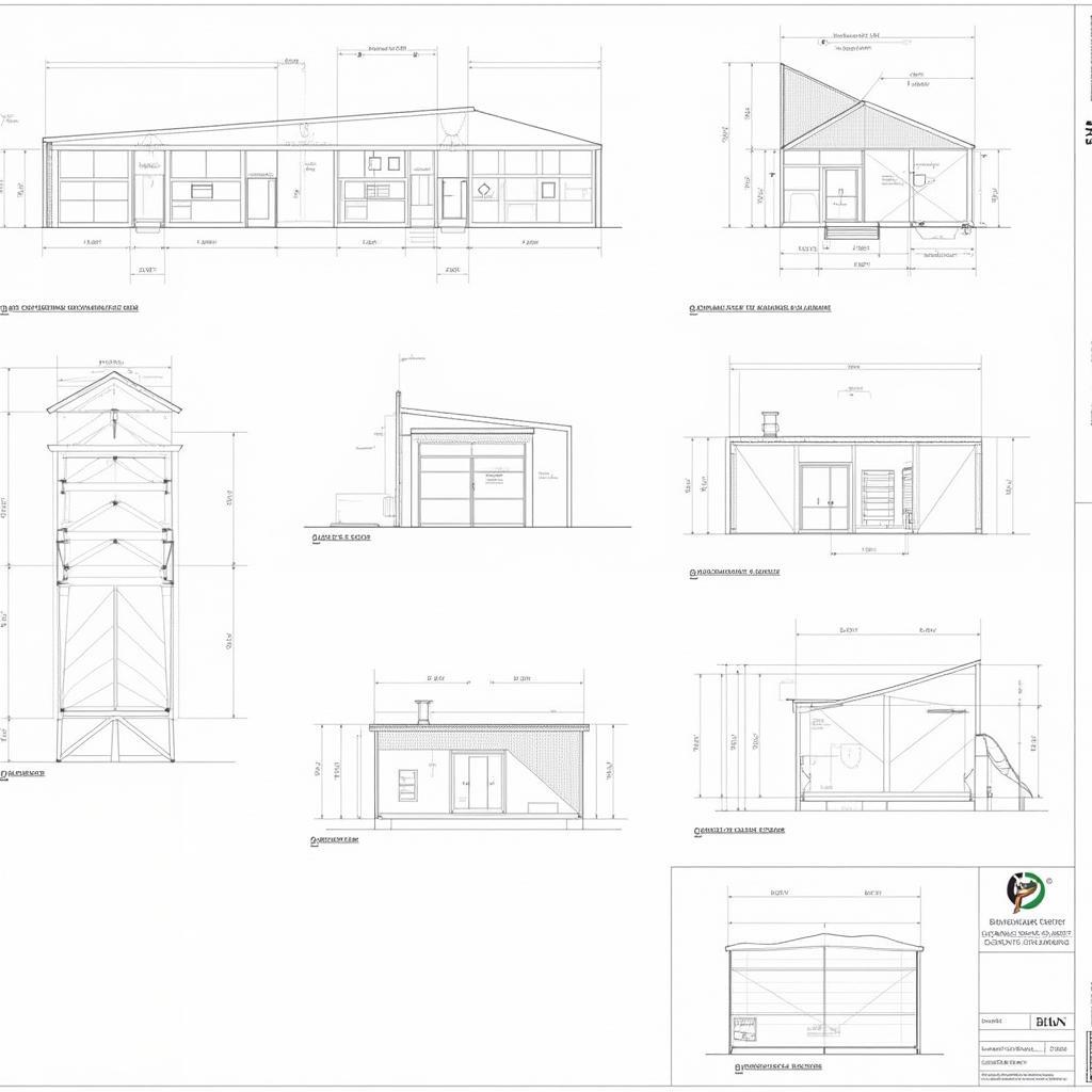 Steel Detailing Drawings for a Construction Project