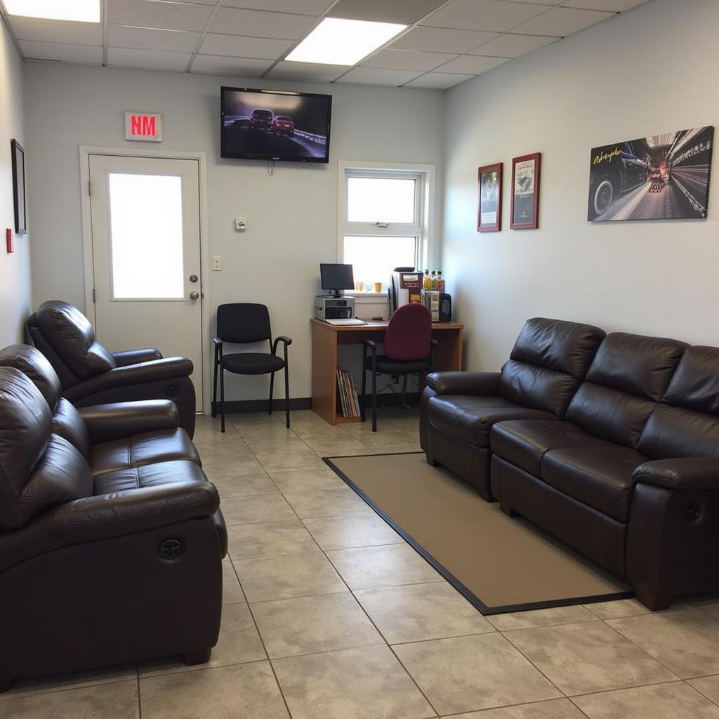 Comfortable Customer Waiting Area at Steve's Auto Service