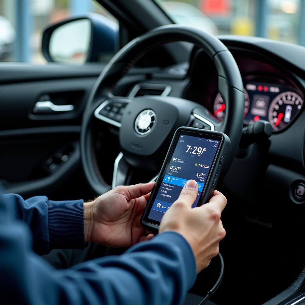 Modern Diagnostic Tools Used in a Texas Auto Service Inc.