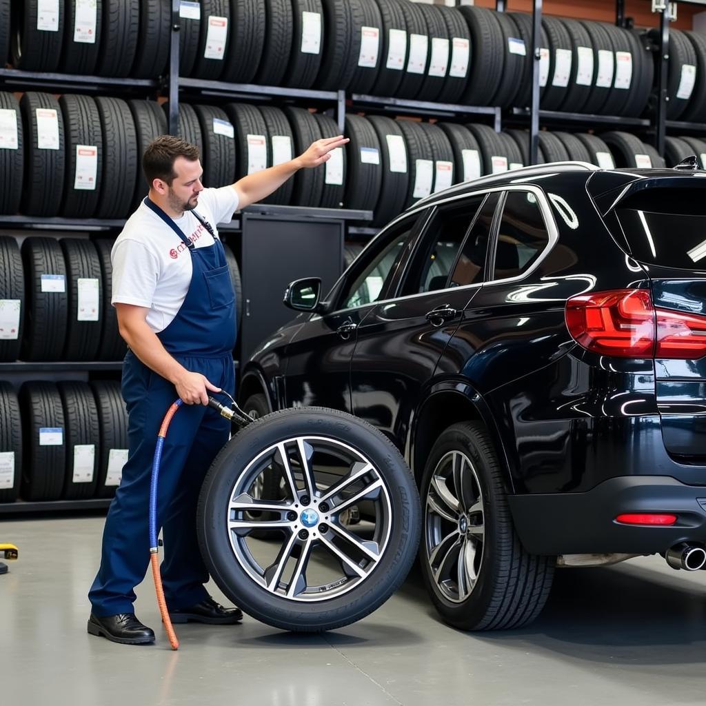 Tire Selection and Installation at AAA Downtown Dayton