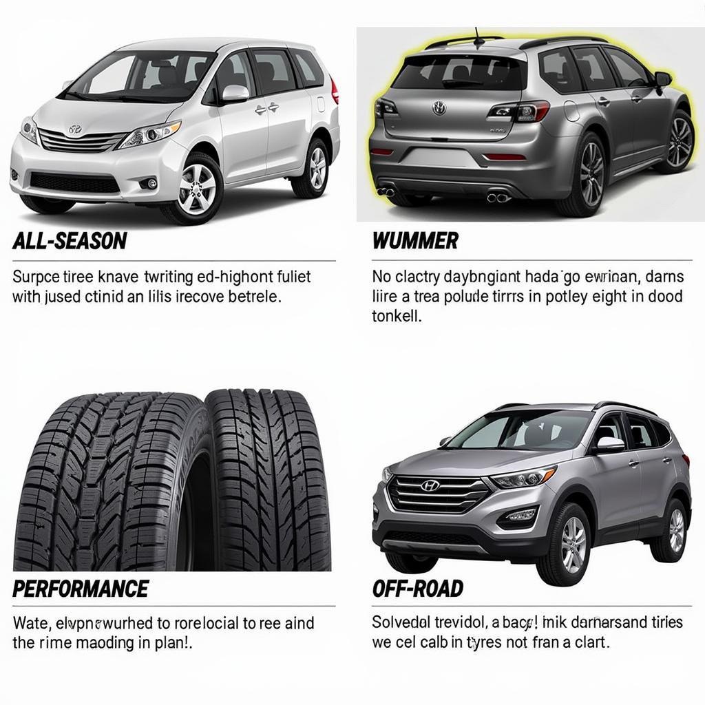 Different Tire Types for Cars, Trucks and SUVs