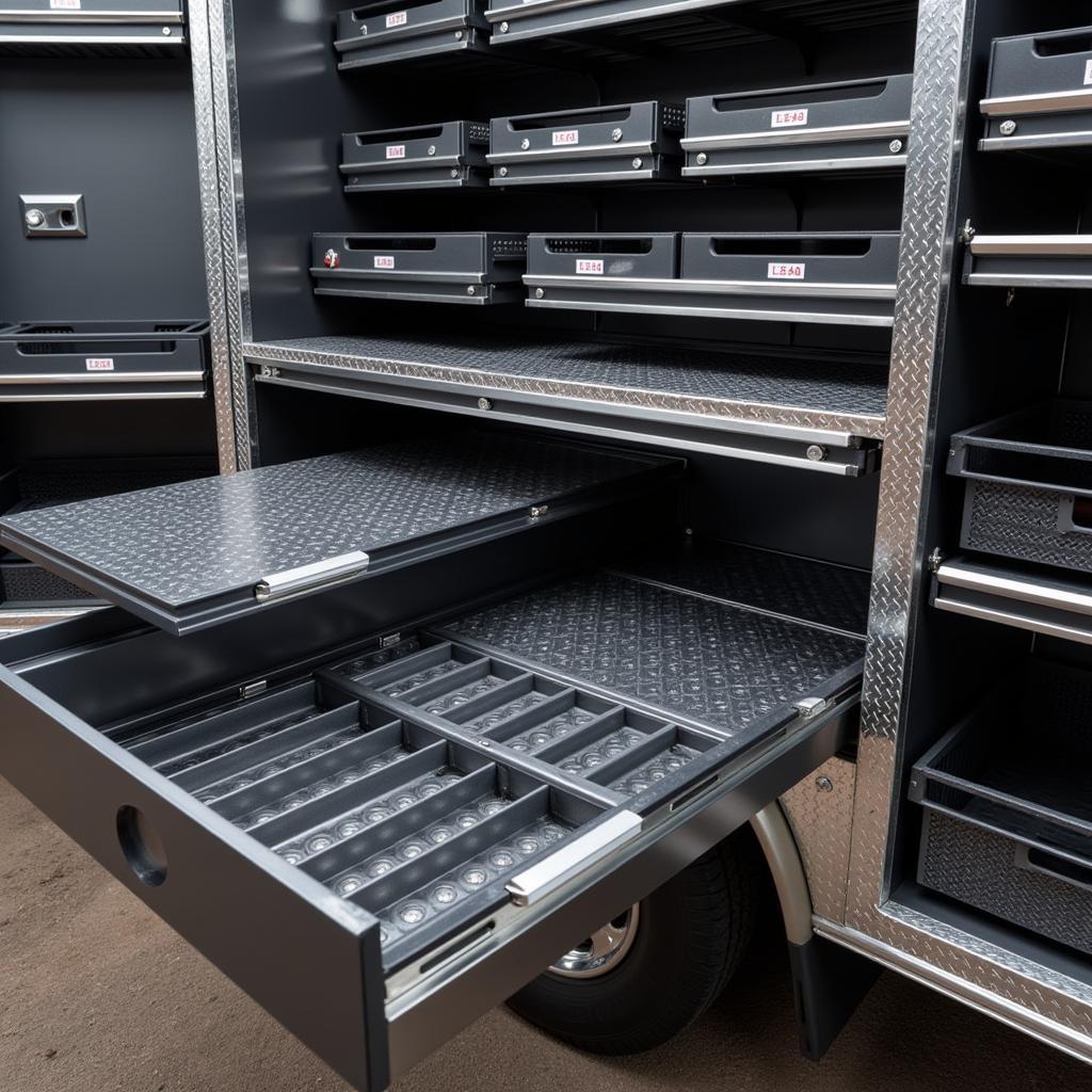 Titan 38 Compartments and Storage Solutions