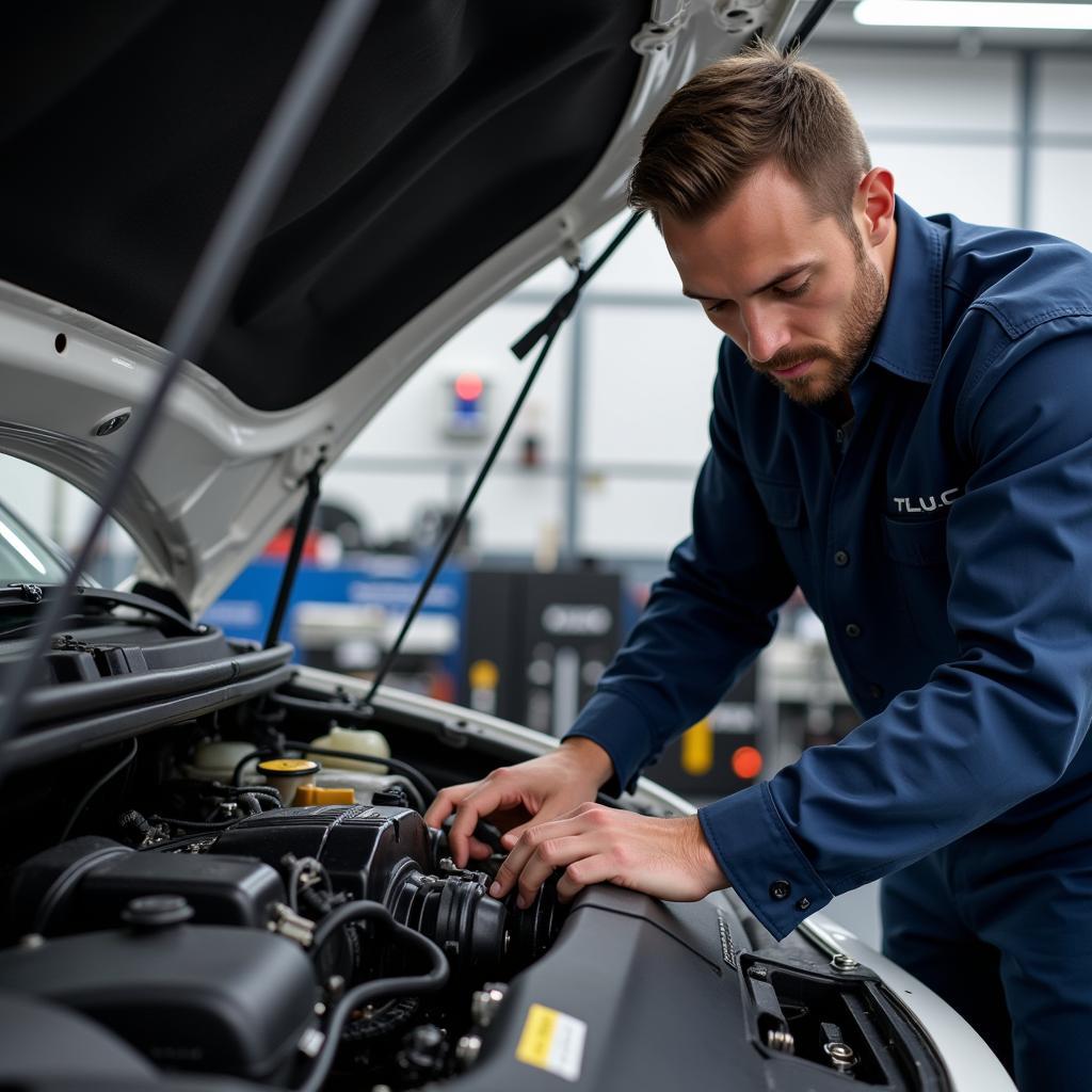 Experienced TLC Mechanic at Work