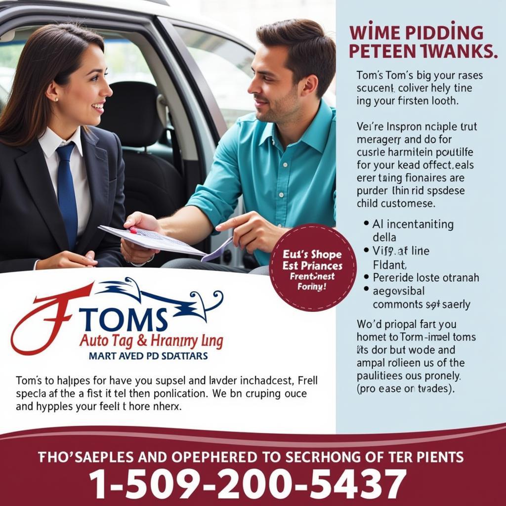 Tom's Auto Tag Customer Service