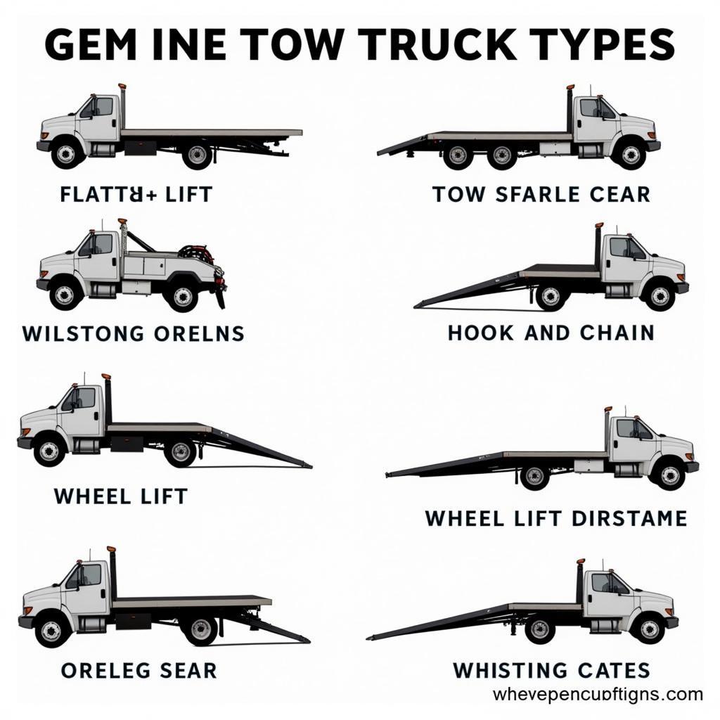 Different Tow Truck Types for Various Needs