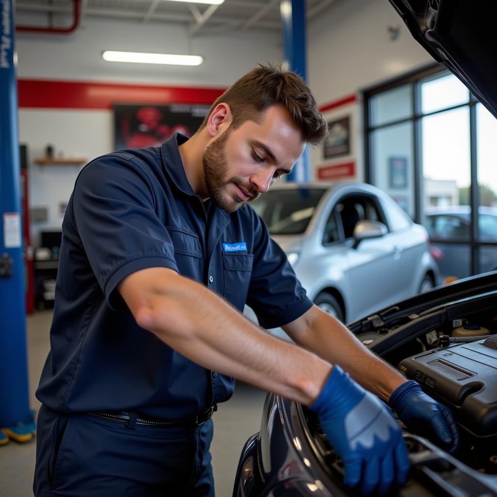 ASE Certified Mechanic Working at Tuffy Auto Service in Jacksonville