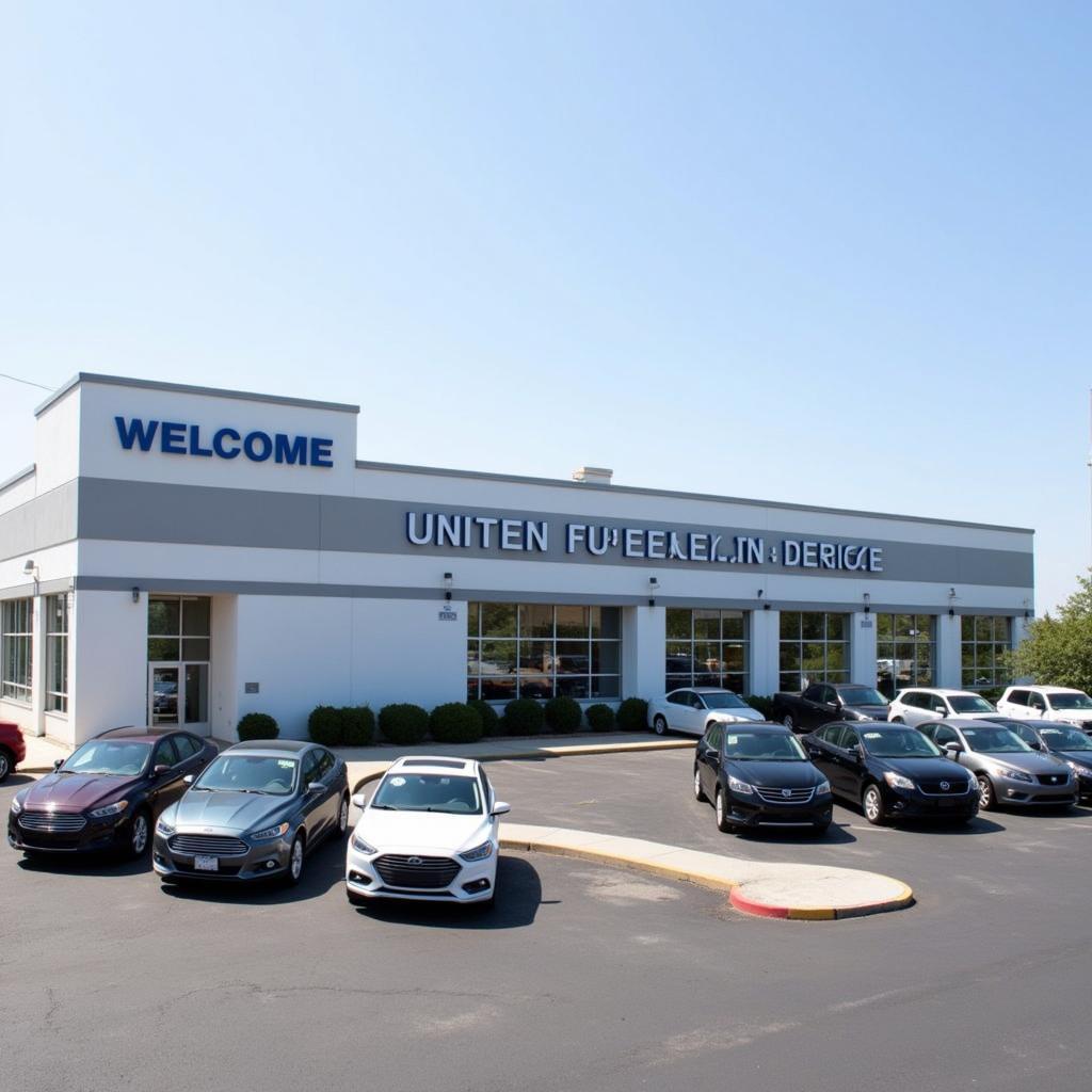 United Auto Sales & Service Building Exterior