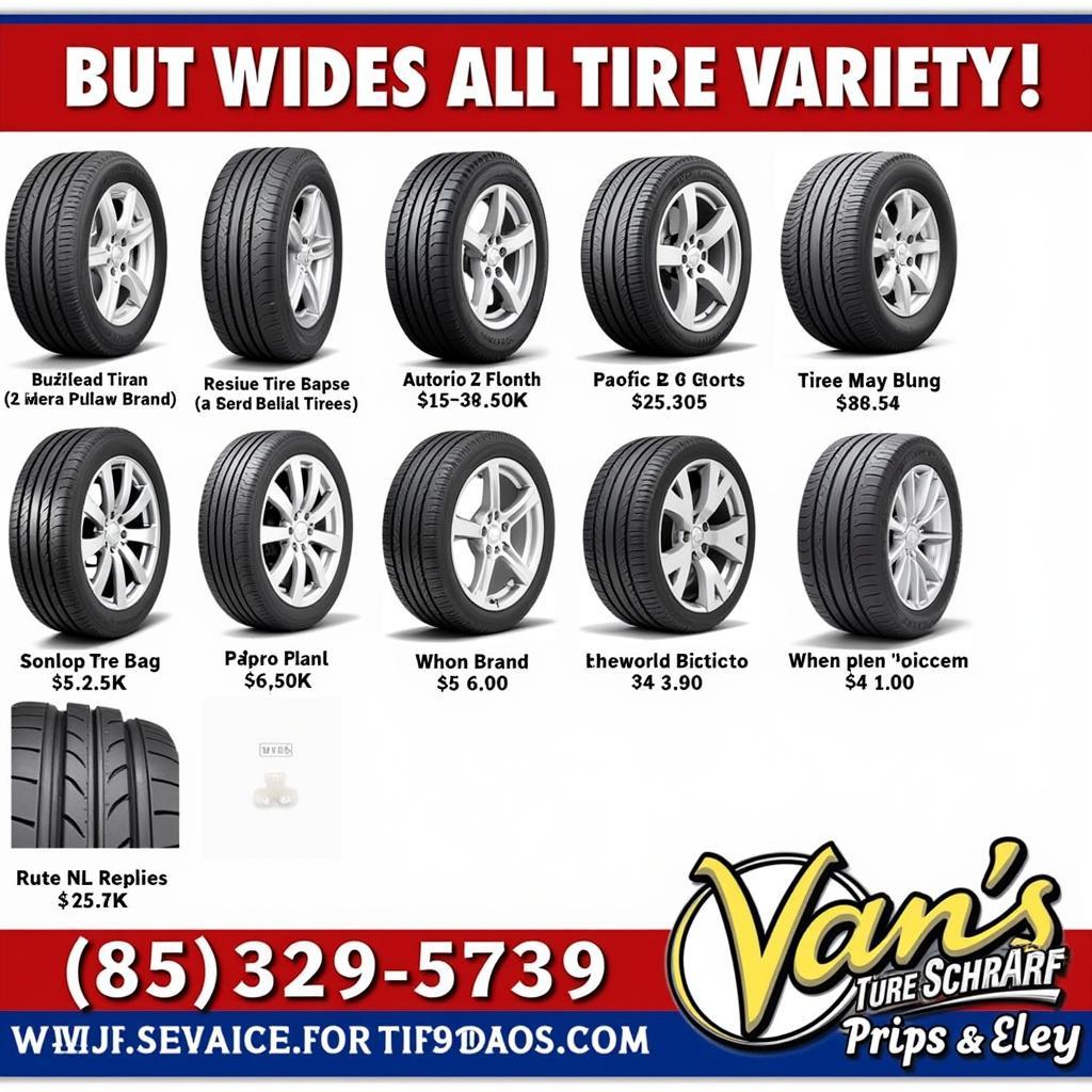 Van's Auto Service Ellet Tire Selection