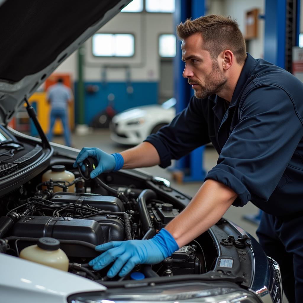 Regular car checkup for vital auto service