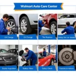 Services offered at a Walmart Auto Care Center