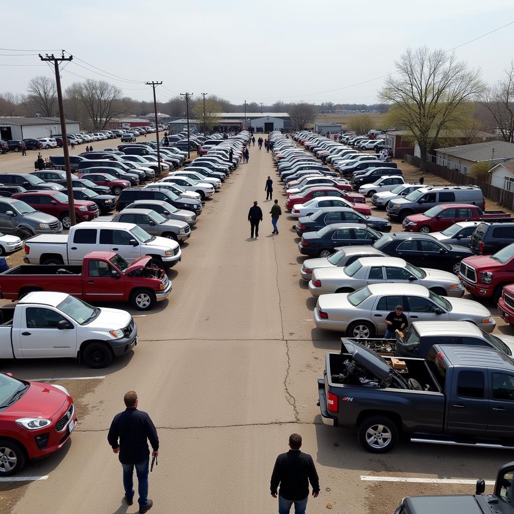 West Fargo Self-Service Auto Parts Yard Overview