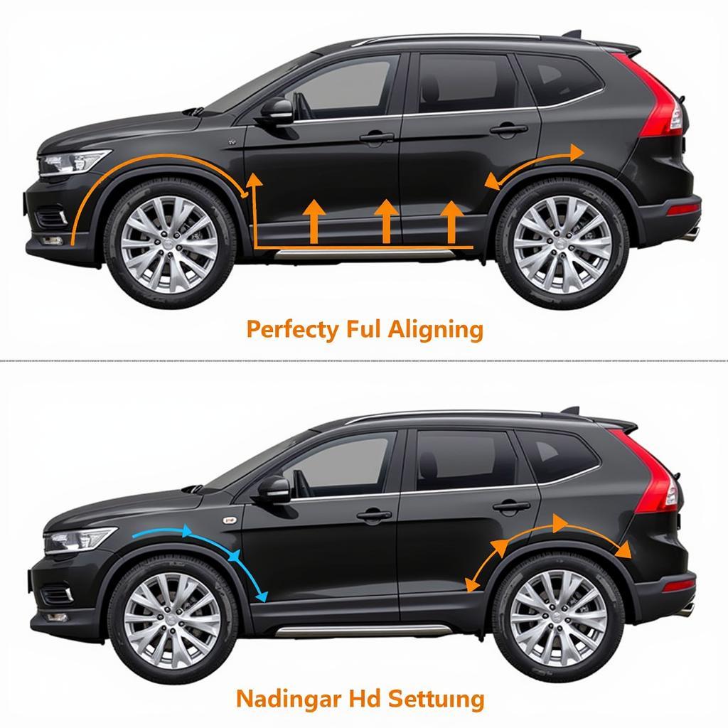 Diagram of Proper Wheel Alignment