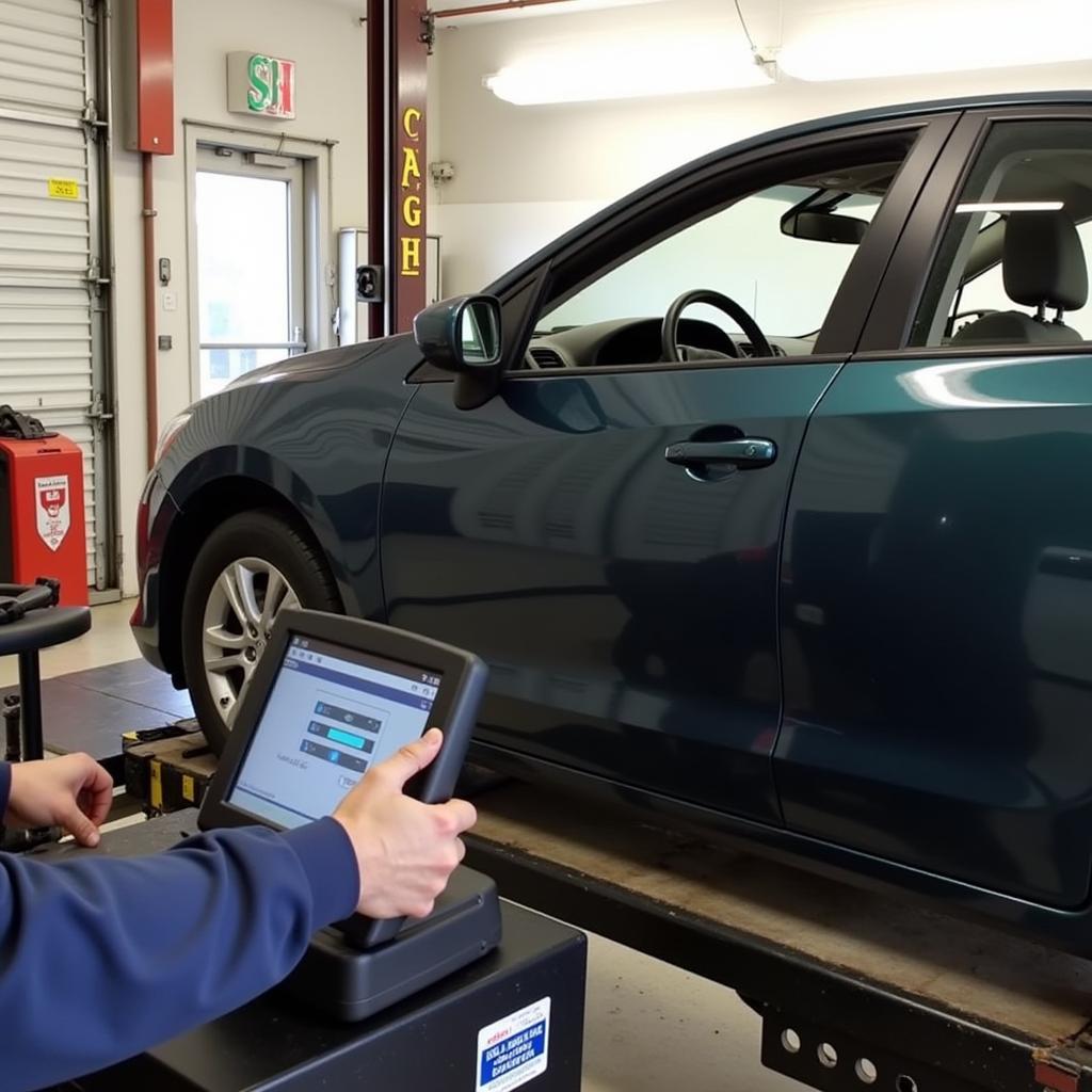 Wheel Alignment Process at Chung's