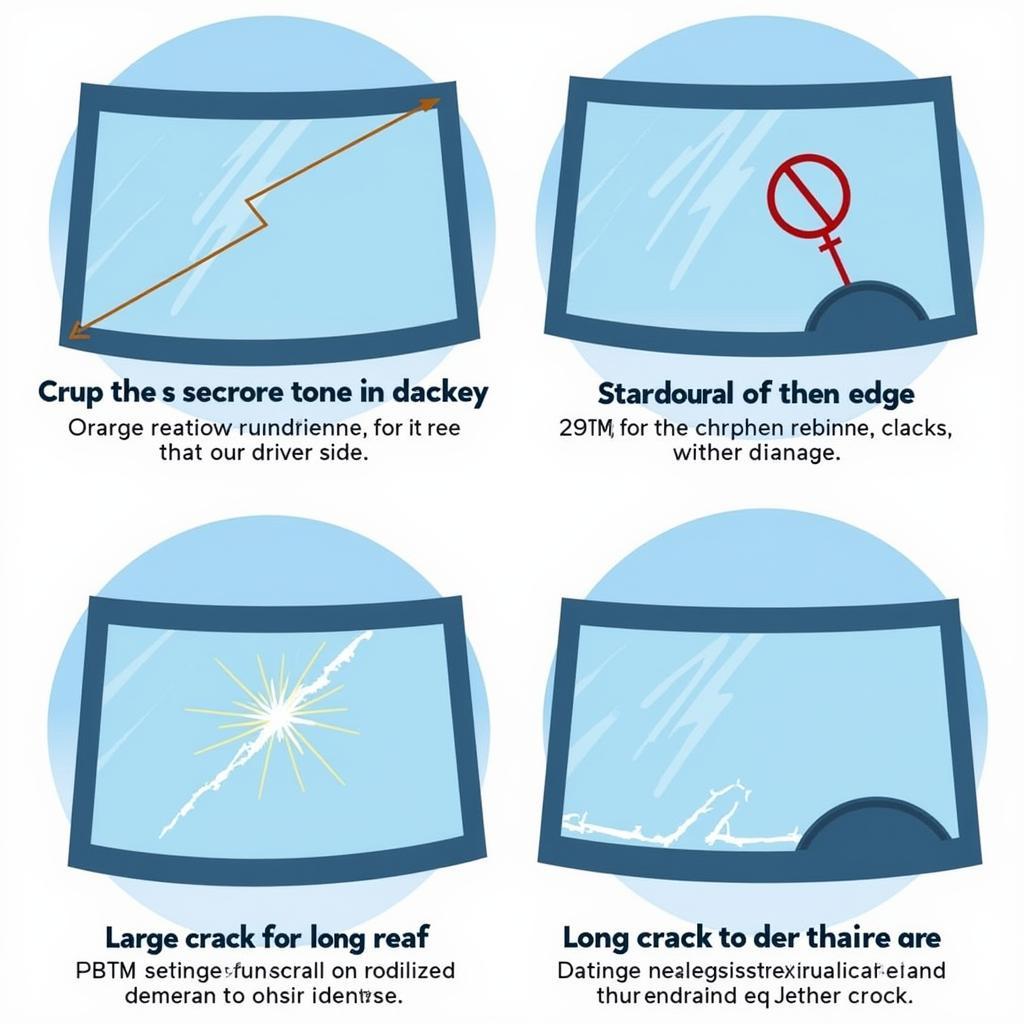 Types of Windshield Damage Requiring Replacement