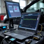 Modern Diagnostic Equipment at a 20th and Scott Auto Service Center