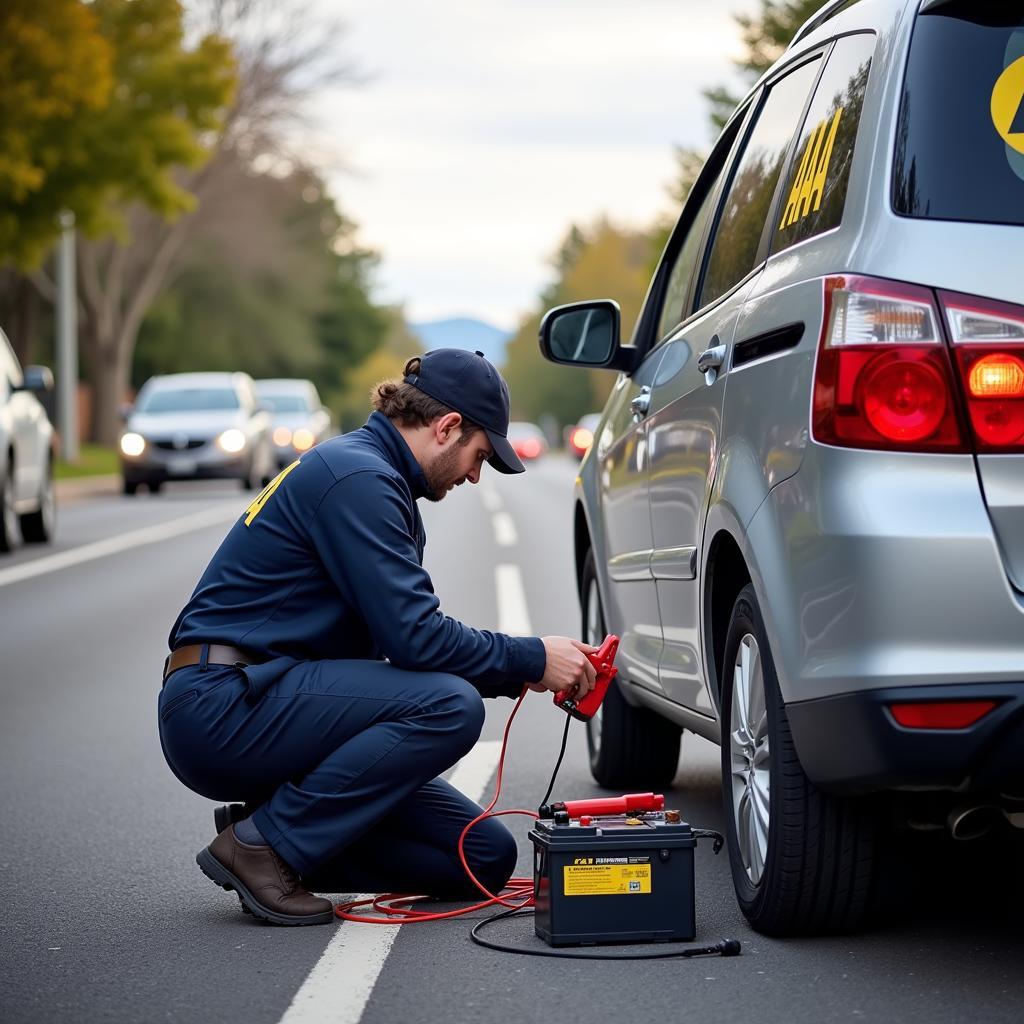 AAA Battery Roadside Assistance