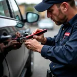 AAA South Elite Auto Lockout Technician at Work